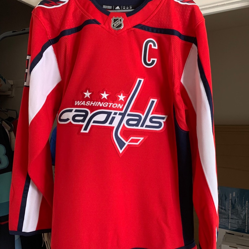 Alex Ovechkin Adidas NHL Washington Capitals home jersey sz 44